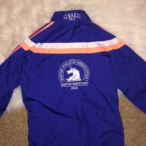 BAA Adidas Boston Marathon 2015 Windbreaker